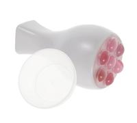 SAFIGLE Massaggiatore per Viso in Pietra Preziosa Rosa con Rullo a Sfera Rotante a 360°, Materiale Abs, Rilassa la Tensione Muscolare, per Viso e Collo in Viaggio e Ufficio