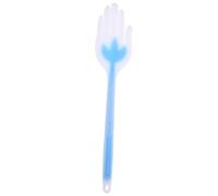 SAFIGLE Massaggiatore Schiena in Silicone Blu Bastone Portatile per Palmare Strumento Ergonomico per Tensione Muscolare e Stimolazione Circolazione Adatto per Collo Spalle Gambe e Piedi