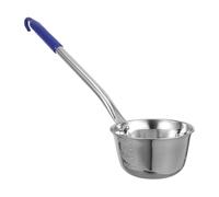 SAFIGLE Mestolo da bagno in acciaio inossidabile con manico lungo, mestolo per l'acqua da bagno, paletta per annaffiare il giardino, paletta per zuppa e acqua da appendere per cucinare in cucina,