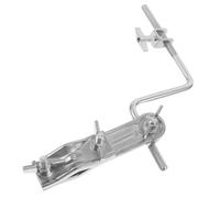 SAFIGLE Morsetto Regolabile per Percussioni con Braccio Z in Metallo Supporto Compatto per Campanacci Tamburelli e Jam Blocks Accessorio Professionale per Batteristi