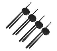 SAFIGLE Occlusore Oculare Portatile Nero 8 Pezzi Kit per Test della Vista con Paletta per Esame della Vista in Plastica Resistente per Oculisti e Optometristi Uso Clinico e Domiciliare