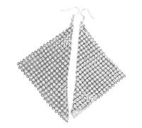 SAFIGLE Orecchini Pendenti Da Donna Con Pietre Brillanti, Accessori Per Le Orecchie Lunghi, Leggeri e Resistenti, Regalo Per Ragazza, Eleganti Per Eventi e Uso Quotidiano