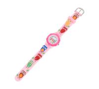 SAFIGLE Orologio per Bambini Gufo 3d in Gomma Rosa, Quadrante in Quarzo e Specchio in Vetro, Comodo da Indossare e Facile da Leggere per Eventi Scolastici