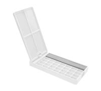 SAFIGLE Palette Acquerelli Portatile con Scomparti e Area Miscelazione Scatola Rotante Multifunzione per Pittura Olio e Acrilico Palette Compatta Versatile per Artisti e Studi Creativi