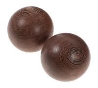 SAFIGLE Palline Da Polso in Legno Di Palissandro 2 Pezzi Compatte Per Allenamento Mani e Polsi Esercizi Antistress Per Anziani e Mobilità Articolare