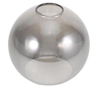 SAFIGLE Paralume Globo in Vetro Trasparente da Sostituzione Grande Semicircolare per Lampadari e Applique Paralume Sfera per Soggiorno con Design Antipolvere e Illuminazione Uniforme