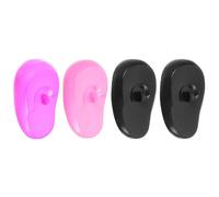 SAFIGLE Paraorecchie in Silicone 4 Pezzi per Colorazione Chioma, Protezione Orecchie da Acqua e Tinta, per Bagno e Viaggio, Riutilizzabili per Uomini e Donne