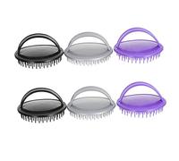 SAFIGLE Per Del Cuoio Capelluto Set 6 Pezzi Per Shampoo Delicata Esfoliante Per Cuoio Capelluto Pettine Per Lavaggio Chioma Adatta a Tutti i Tipi Chioma Manico Morbido Per Impugnatura