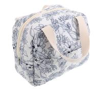 SAFIGLE Per Floreale Con Cerniera Capacità e Design Come Per Pranzo Riutilizzabile Con Per Viaggiare e Riporre Da Toeletta