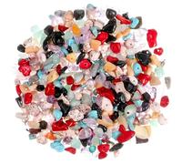 SAFIGLE Perline di Pietra Irregolari Naturali Circa 400 Pezzi, Perline Sciolte per Gioielli Fai da Te, Accessori per Braccialetti, Collane e Anelli, Materiali per Creazioni Artigianali