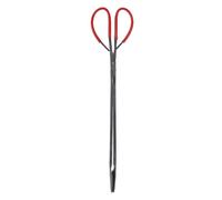 SAFIGLE Pinza lunga per : pinza per legna resistente per - per legna da ardere in ferro da 21,2" - attrezzo per braciere a carbonella - per per fuochi aperti e feste con falò