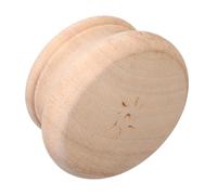 SAFIGLE Pomo Decorativo Rotondo in Legno Beige per Mobili e Scale Alta Durata e Facile Installazione, per Artigianato e Decorazione della Casa