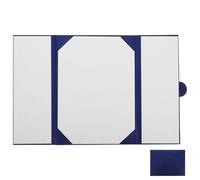 SAFIGLE Porta Certificato Trifold in PU Resistente per Diplomi e Certificati Cartellina Protettiva per Documenti di Laurea Matrimonio e Anniversario Custodia Cartone Robusta per Pergamene