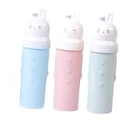 SAFIGLE Porta Spazzolini da Viaggio Design Compatto e Resistente 3 Pezzi in Pp Portatile di Contenitore per Acqua Colore per Viaggi e Brevi Soggiorni