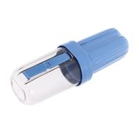 SAFIGLE Porta Spazzolino e Dentifricio Viaggio Organizer Compatto Spazzolini e Dentifrici per Viaggi Escursioni e Uso Blu Trasparente