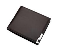 SAFIGLE Portafoglio Uomo Pelle Pu Portamonete Compatto Retro Design Semplice Elegante Viaggio Lavoro Ufficio Contenere Carte Credito Documenti Identità Contanti Foto