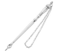 SAFIGLE Puntatore Del Libro Della Torah Elegante - Puntatore Della Mano Yad E Catena Collegata Per La Lettura Della Torah Haftorah Bar Mitzvah - Opere D'arte Di Metallo Comune Argento - Accessori Per
