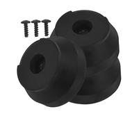 SAFIGLE Punte Di Gomma Per Bastone Da Passeggio a Tre Piedi Set Da 3 Pezzi, Accessori Antiscivolo in Gomma Resistente, Cuscinetti Per Stampelle Anziani Per Passeggiate Interne Ed Esterne