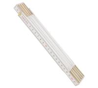 SAFIGLE Riga Pieghevole Metri per Misurazioni Multifunzione Righello Plastica Resistente con Design Dieci Sezioni per Lavori di Falegnameria e Disegno