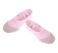 SAFIGLE Scarpette da Ballo per Rosa con Suola Morbida a Zampa di Gatto Scarpe da Danza Classica con Doppia Suola Comode e Flessibili per Lezioni e Saggi di Danza