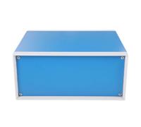 SAFIGLE Scatola per Progetto Elettronico in Metallo Robusto 140X210X180 MM Custodia di Giunzione Esterna per Contenitore Elettronico per Terminali Dispositivi di Misura e Comunicazioni