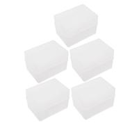 SAFIGLE Scatola Portaoggetti per Puntali Pipette 200 Ul 5 Pezzi Organizer in Plastica Compatibilità per Pipette da Laboratorio e Stoccaggio Sicuro