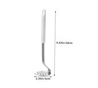 SAFIGLE Schiacciapatate Manuale in Acciaio con Manico Lungo Antiscivolo Pressa per Patate e Verdure come Cucurbitacee e Radici Strumento da Cucina Facile da Pulire e Resistente