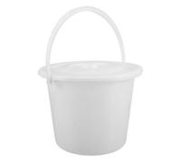 SAFIGLE Secchio per Wc Portatile da 3000 Ml con Manico e Coperchio Ermetico, Vasino da Notte in Plastica con Scala Graduata per Adulti, Comodo Contenitore Urine per Uso Medico