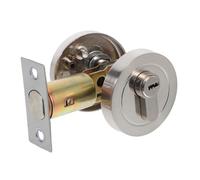 SAFIGLE Serratura Cilindro Singolo in Lega per Porta Interna Chiave su Entrambi i Lati Blocca Porte di Camera e Ingresso Design Nascosto Resistente e Facile da Usare