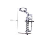 SAFIGLE Set 2 Pezzi Piedino Premistoffa a Molla in Metallo per Macchina da Cucire Domestica Punta Aperta e Chiusa, Accessorio per Ricamo e Trapuntatura Compatibile Brother Singer e Altre Gambo Basso