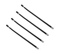 SAFIGLE Set 4 Pezzi Tubo Flessibile in Gomma per Estintore 4Kg Ugello in Ferro Tubo di Scarico Morbido e Resistente Accessorio di Ricambio Compatibile per Casa e Ufficio Installazione