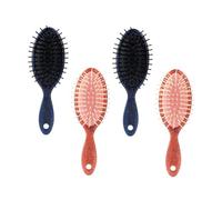 SAFIGLE Set 4 Spazzole per Chioma Ovali Cuscino Massaggiante, Design Speciale in Ps Leggero e Flessibile, lo Styling la Cura Quotidiana