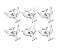 SAFIGLE Set 6 Spille da Bavero Simbolo Psi in Lega Argento Spilla Psicologia Vintage per Giacche e Cappotti Accessori Decorativi Multiuso Regalo per Psicologi e Studenti Infermieristici