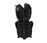 SAFIGLE Set Spazzole Per Chioma Vintage 5 Pezzi Con Specchio, Pettine Districante e Portaspazzole, Adatto a Tutti i Tipi Di Chioma e Organizzatore Cosmetici Da Tavolo