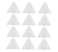 SAFIGLE Sicurezza Ragazzo Ragazza 12pezzi Blocchi di Sicurezza per Porte Scorrevoli e Frigorifero, Facile Installazione senza Foratura, Materiale Plastico Bianco, Protezione Multiuso