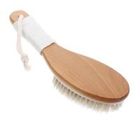 SAFIGLE Spazzola Bagno Ergonomica Crine Cavallo per Doccia e Lavaggio Della Schiena Scrubber Versatile con Setole e Design Appendibile per Comfort