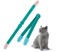 SAFIGLE Spazzola e Mantenere Pelo Pulito la Pulizia degli Occhi del Gattino 2 Pezzi in Pp, Morbida e Pratica, per Rimuovere le Lacrime