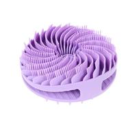 SAFIGLE Spazzola Esfoliante Silicone Doppia per Doccia Spazzola Massaggiante Riusabile Silicone per Tutti Tipi Viola