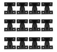 SAFIGLE Staffa per Giunti Rapidi in Plastica e Clip per Mobili 12 Set per Fissaggio Stabile di Pannelli Mobili e Creazione di Strutture Sospese