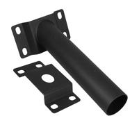 SAFIGLE Staffa per Lampione Solare da Esterno, Supporto per Lampada Stradale Led, Acciaio Nero, per Installazione di Estensione Esterna e Montaggio di Luci Stradali e LED