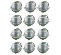 SAFIGLE Stampo per Ghiaccio a Forma di Palla 12 Pezzi in Silicone Alimentare Verde, Produttore di Palline di Ghiaccio per Whisky, Resistente al Congelamento, per Feste e Uso Domestico