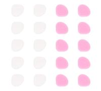 SAFIGLE Supporti Antiscivolo in Silicone Copri Aste e Ganci Auricolari 10 Paia P rosa e Bianco per Occhiali Leggeri per Corsa e Caccia