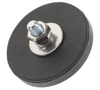 SAFIGLE Supporto Di Montaggio Magnetico Rivestito in Gomma Antiscivolo, Base Magnetica Porta Lampadina Piccola Dimensione Per Dispositivi Elettronici Di Sicurezza Auto e Attrezzature Industriali