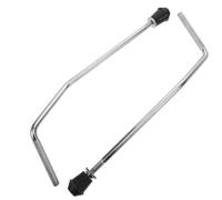 SAFIGLE Supporto per Gamba del Tamburo Regolabile 2 Pezzi, Kit Gambe per Grancassa e Rullante, Base Stabile per Batteria e Percussioni, Accessorio Compatto per Musicisti in Tour