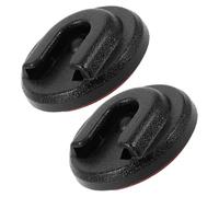 SAFIGLE Supporto per Microfono Cb Portatile con Pomello Rotondo Clip e Gancio Posteriore 2 Pezzi Compatibile con Radio per Veicoli a Due Ruote e Auto Fissaggio Sicuro e Design