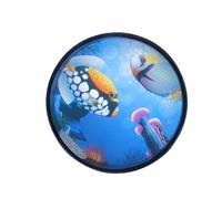 SAFIGLE Tamburello per Accordatura Automatica Strumento Percussione Leggero e Resistente Gioco Educativo Musicale per Sviluppo Abilità Mano-cervello Design Ergonomico senza Spigoli Oceano