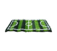 SAFIGLE Tappeto da Calcio in Gomma Verde per Cameretta | Prato Artificiale Realistico, Facile da Pulire, per Salotto e Angolo Aula, Effetto Campo
