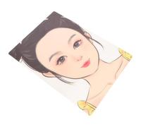 SAFIGLE Tavolo per Pittura Facciale in Plastica, Strumento per Esercitarsi nel Trucco Viso Modelli Realistici, Lavabile e Resistente, per Praticare Face Painting per Tutte Le età