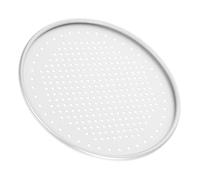 SAFIGLE Teglia per Pizza Rotonda in Alluminio Forata Antiaderente Multiuso per Forno Casa Piastra Bucata per Pizza Torte Focacce e Pane