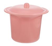 SAFIGLE Vaso da Notte per Urina in Plastica Pp con Coperchio, Facile da Pulire e Resistente, Vasetto Multifunzione per Bambini e Disabili Rosa